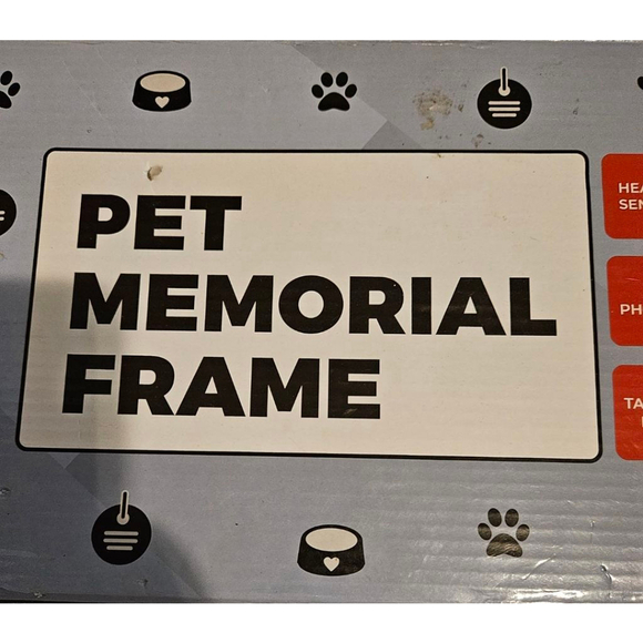 Always & Forever in My Thoughts Heart Pet Memorial Frame Brown 4"x6" Dog Cat New - Picture 8 of 9
